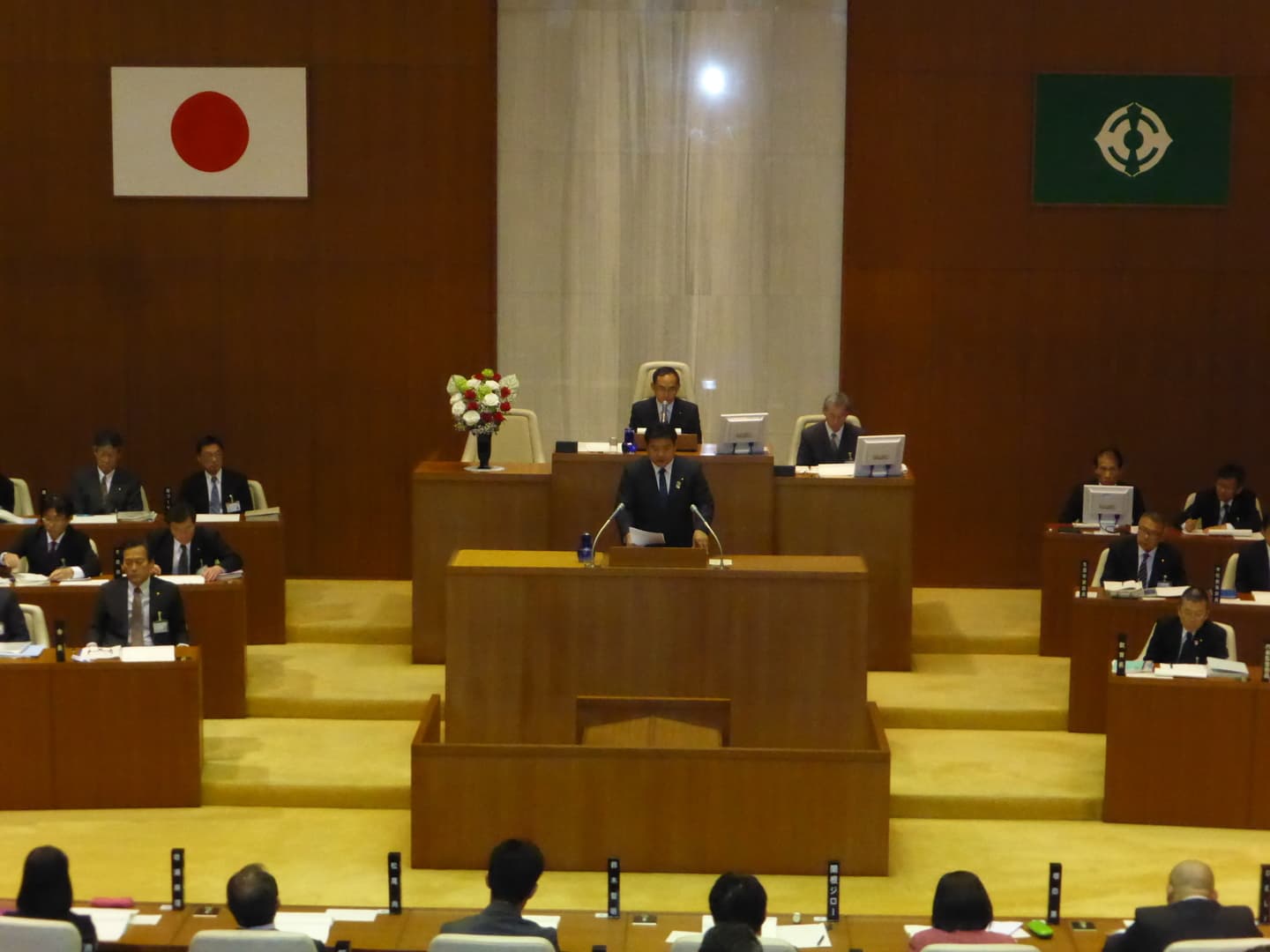 松戸市議会議場